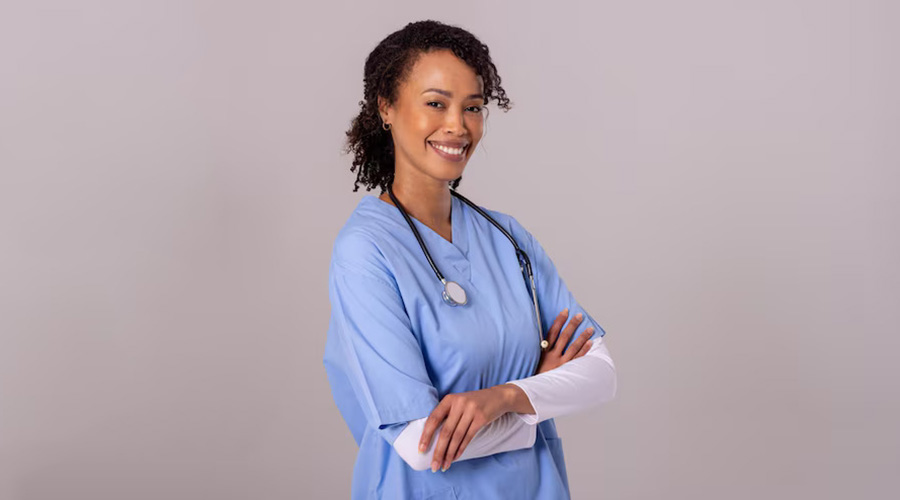 professional medical posses for a photo. Best Short Medical Courses in Kenya with Job Opportunities
