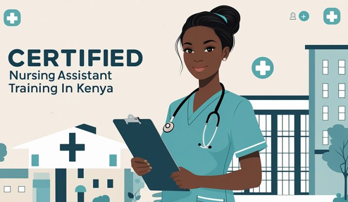An_illustration_of_a_Certified_Nursing_Assistant-training-in-kenya.-A-cna-student-posses-for-a-photo-with-a-medical-examination-form