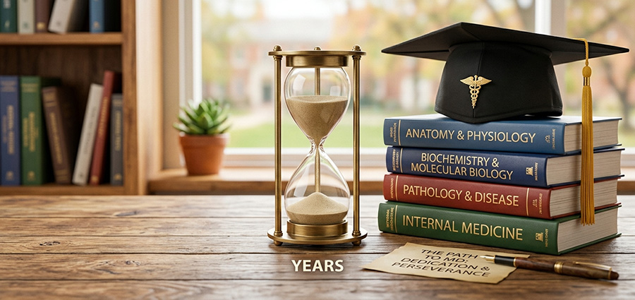 a simple illustration depicting time taken to complete a course. Perioperative Theatre Technology Course duration in Kenya.