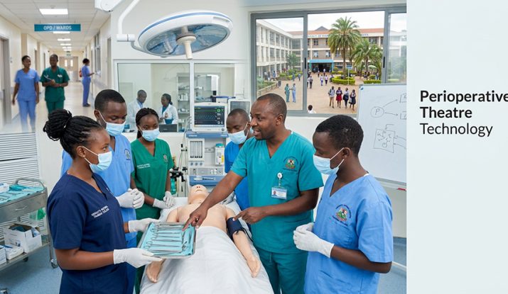 kenyan-perioperative-theatre-tech-students-in-a-surgical-room-during-a-practical-lesson.-best-colleges-offering-perioperative-theatre-technology-course-in-Kenya