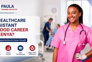 a-confident-healthcare-assistant-smiling-in-hospital. Is Healthcare Assistant a Good Career in Kenya
