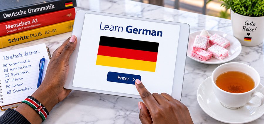 a-kenyan-student-learning-German-language-online-at-Paula-Training-institute, Best German Language School in Nairobi.