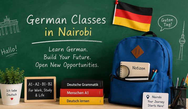 German language material at paula training institute, Best German Language School in Nairobi.
