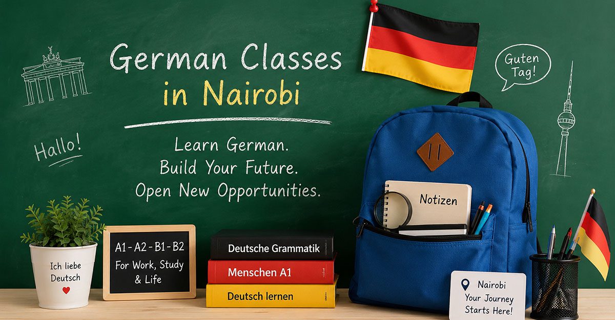 German language material at paula training institute, Best German Language School in Nairobi.